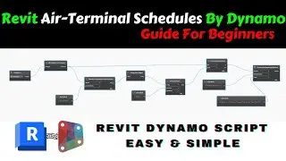 Creating Air Terminal Schedule using dynamo | Revit Dynamo | #revit #mep