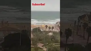 Wind Storm in La Mata- Torrevieja Spain