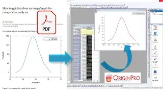 How to get (extract) data from graph (image) | Image digitizer | OriginPro