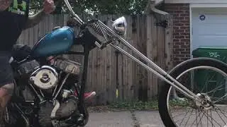 1948 Panhead Start up part 2