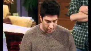 Friends Bloopers - Chandler going to Town on himself!