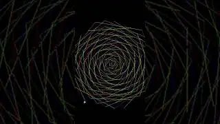Graphics Spiral Design In python Turtle 