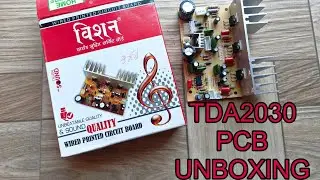 Home Theatre TDA2030 IC PCB Unboxing || Flasher UT