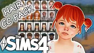 sims 4 maxis match kids hair cc folder infant toddler children / ALL IN ONE CC PACK The Sims 4