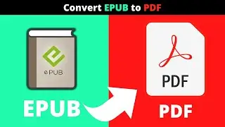 How to convert EPUB to PDF - Ebook to PDF