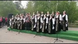 Военные песни поют в Парке Победы/ Костанайские новости