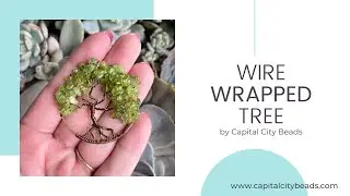 Wire Wrapped Tree Of Life Pendant - DIY Wire Wrapping Tutorial - Beaded Wire Necklace