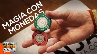 TRUCO PROFESIONAL con MONEDAS CHIP TWIRL  Aprender magia gratis