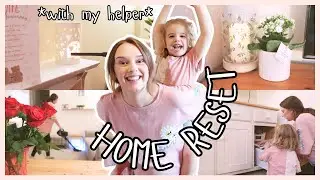 REAL Home Reset with My Little Helper! | Home Motivation