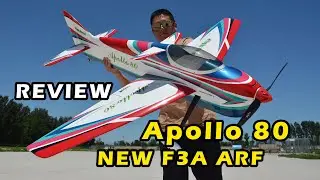 F3A Model Plane Review, Flightmodel Apollo 80 F3A, 飞翔模型新品阿波罗80级F3A航模测评
