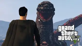 GTA V - Shin Godzilla vs Superman