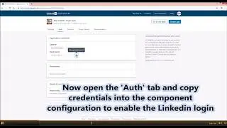 Few easy steps to create your LinkedIn App for Joomla