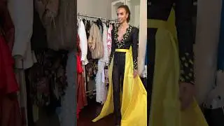 outfit outtake! From my fitting with Monica for the Willy wonka red carpet premiere