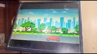 Animated car race in scratch