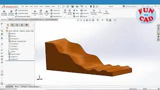 Learn to use FreeForm surface feature and create Rough TERRAIN in SOLIDWORKS | Beginner tutorial