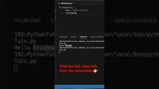 Python String | Print String | Text | codenaman | 