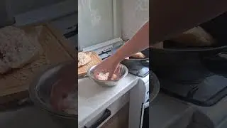 Гренки с Яйцом и Молоком на сковороде #breakfast #завтрак