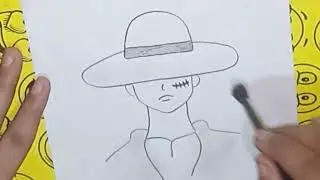 Easy to draw | How to draw a boy wearinga hat |Easy anime Drawing|How To Draw Anime