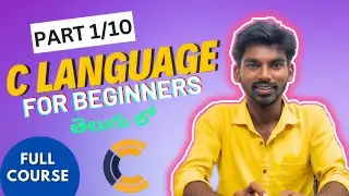 C language tutorial in telugu for beginners | Learn C language in Telugu | C programming |