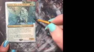 MTG Arahbo, Roar of the World Foil Extended Border Alter: Time Lapse