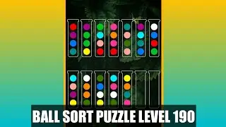 Ball Sorting Puzzle Game Level 190 | Ball Sort Puzzle Level 190 | GamingOn