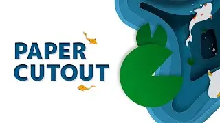 Иллюстрация в стиле Paper Cut в Figma