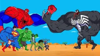 Spiderman with Great war between supermen and venom 3 the last dance | game GTA 5 superheroes