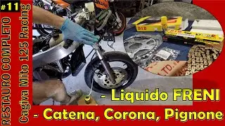 KIT TRASMISSIONE e SPURGO FRENI - Restauro Cagiva Mito 125 Racing #11