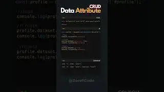 data attribute - CRUD