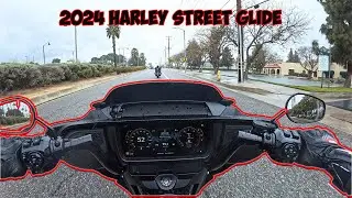 2024 Harley Davidson Street Glide In The Rain #insta360 #acepro #Quaid #harleydavidson