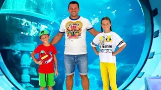 Sophia and Max Family Day at SeaWorld! More adventure stories on a family trip
