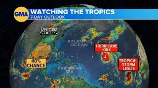 Watching the tropics: Hurricane Kirk, Tropical Storm Leslie expected to stay out to sea