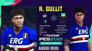 RUUD GULLIT CLASSIC SAMPDORIA - PES 2021