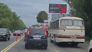 ЛАЗ 697 М    в 2021 году на дороге, пришелец