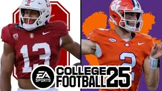 Stanford at Clemson - Week 5 Simulation (EA College Football 25)