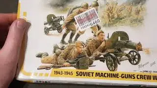 Советские пулемётчики в 35 масштабе модель от ZVEZDA