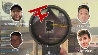 PLAYING WARZONE WITH FaZe Rug, Shermantheverman and Noah!! (INSANE SNIPES)