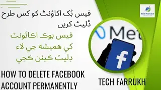 How to Delete Facebook account | how to delete fb#Tech Farrukh