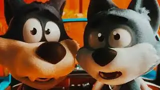 Dumb Bear and 2 foxes 