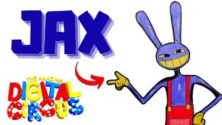Cómo DIBUJAR a🐰JAX (Conejo) de🎪AMAZING DIGITAL CIRCUS / How to DRAW JAX from AMAZING DIGITAL CIRCUS