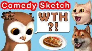 First Owl To Try Cooked Meat (3D Comedy)