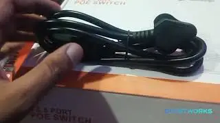 POE Switch 8 Channel II IP Camera Power Supply II CCTV System#cctv#viralvideo