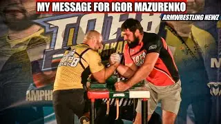 Vitaly Laletin vs Krasimir Kostadinov + My message for Igor Mazurenko Armwrestling Newz