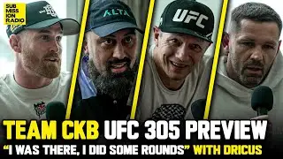Team CKB Reflect on Israel/Dricus Rivalry And Stakes: "I Was There, I Did Some Rounds" With Dricus