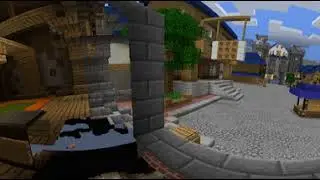 MineCraft 360 - Walking around the MineWind Server Lobby