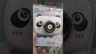 Camera Bubble Machine from Miniso