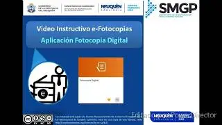 Video Instructivo e-Fotocopias  Aplicación Fotocopia Digital