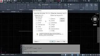 Setting Snap Pada AUTOCAD 2021