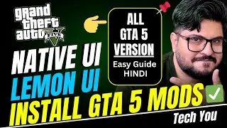 GTA 5 MODS: Install Native UI & Lemon UI in GTA 5 (Easy Guide) | Hindi/Urdu 🚀