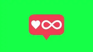 Instagram Like Bubble count / Green screen / HD 1080P